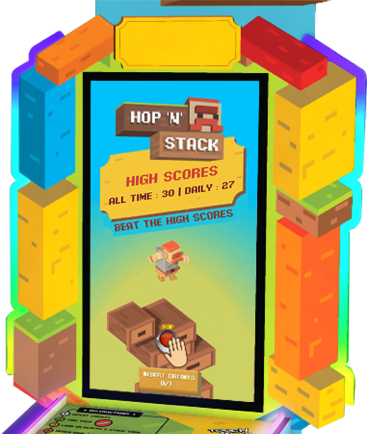 Hop 'N' Stack – Redemption Game - Touch Magix - Betson