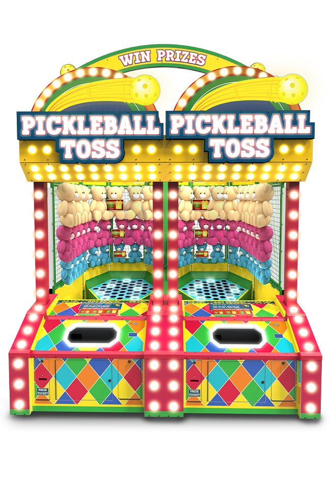 Pickle Ball Toss Arcade Game Machine